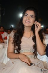 Rashmika Mandanna at Chalo Movie Pre Release Event